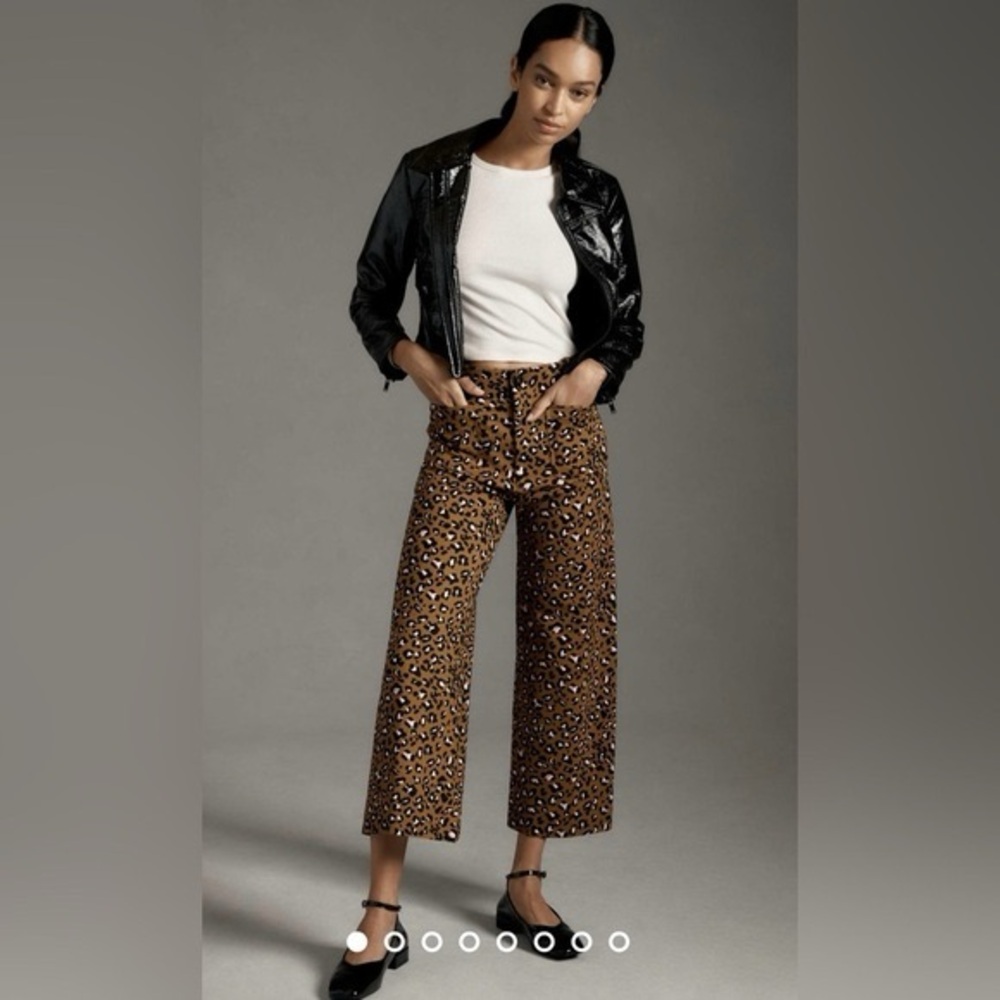 NWT Size 26  The Colette Cropped WideLeg Ponte Pants by Maeve